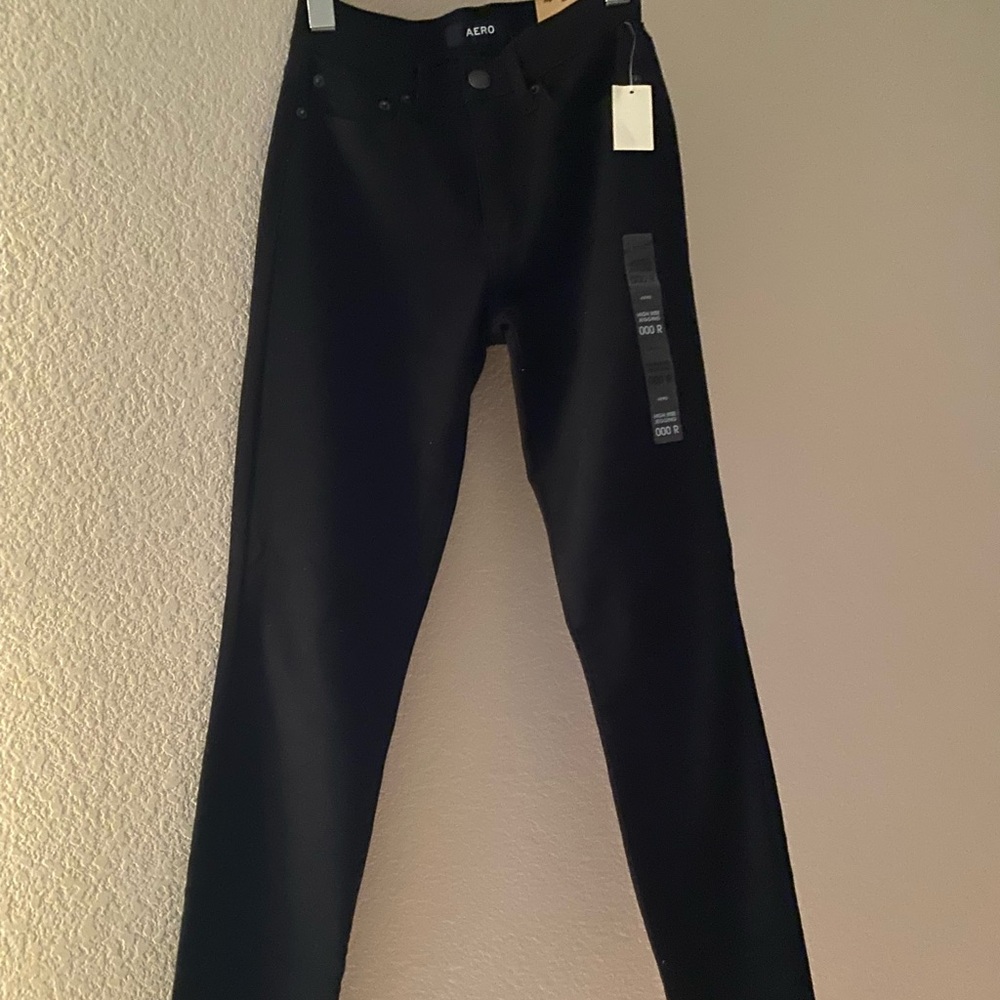 🖤 Aeropostale Black High Rise Jeggings in size 000